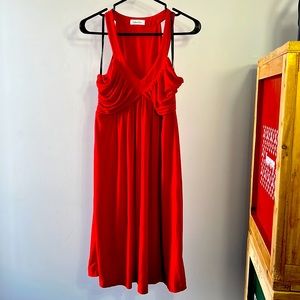 Red Dress Calvin Klein